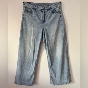 American Eagle Super High Rise Baggy Wide Leg